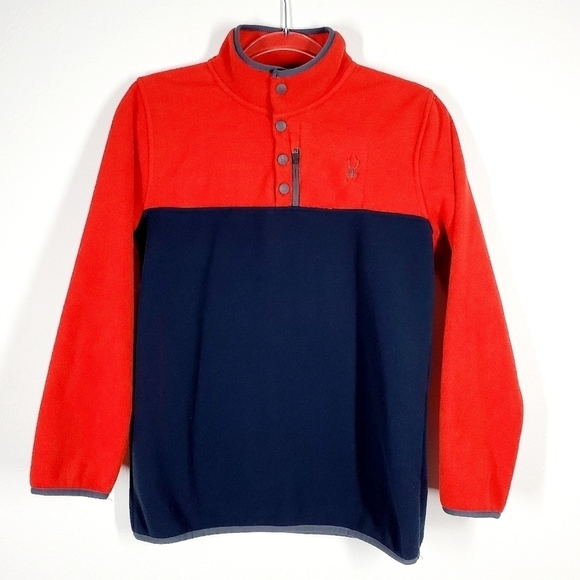 SPYDER QUARTER SNAP LONG SLEEVE JACKET - Picture 1 of 6